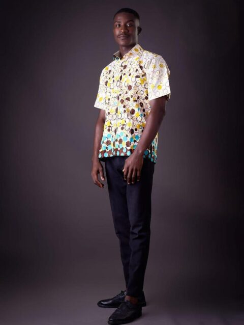 Confetti Casual African Print Shirt