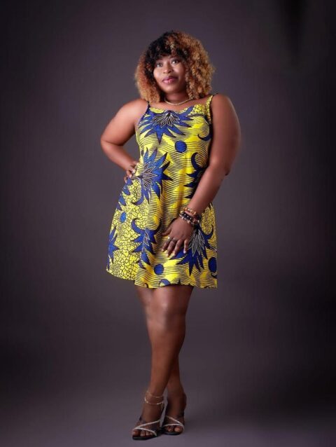 Sleeveless Blossom Mini African Print Dress