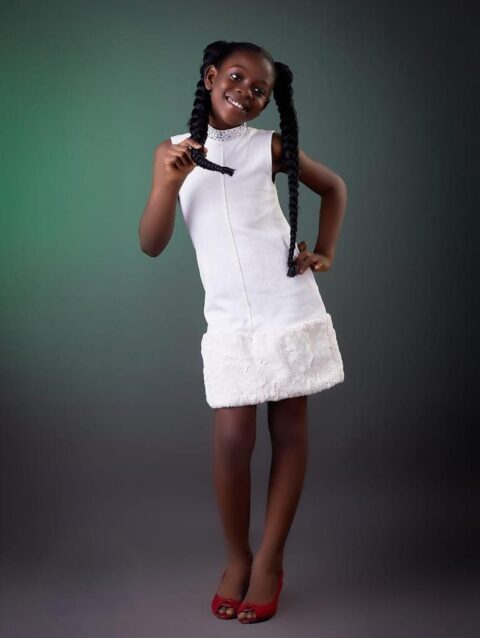 Party Dress with Ruffle Hem